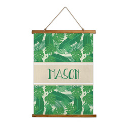 Tropical Leaves #2 Wall Hanging Tapestry - Tall (Personalized)