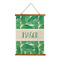 Tropical Leaves #2 Wall Hanging Tapestry - Tall (Personalized)