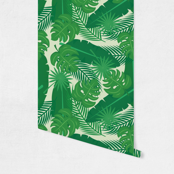 Tropical Leaves 2 Wallpaper on Wall