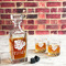 Tropical Leaves #2 Whiskey Decanters - 30oz Square - LIFESTYLE