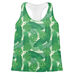 Tropical Leaves #2 Womens Racerback Tank Top - X Large