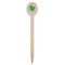 Tropical Leaves #2 Wooden Food Pick - Oval - Single Pick