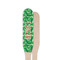 Tropical Leaves #2 Wooden Food Pick - Paddle - Single Sided - Front & Back