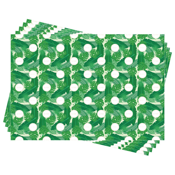 Tropical Leaves #2 Wrapping Paper - Front & Back - Sheets Approval
