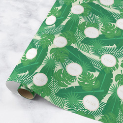 Tropical Leaves #2 Wrapping Paper Roll - Medium - Matte (Personalized)