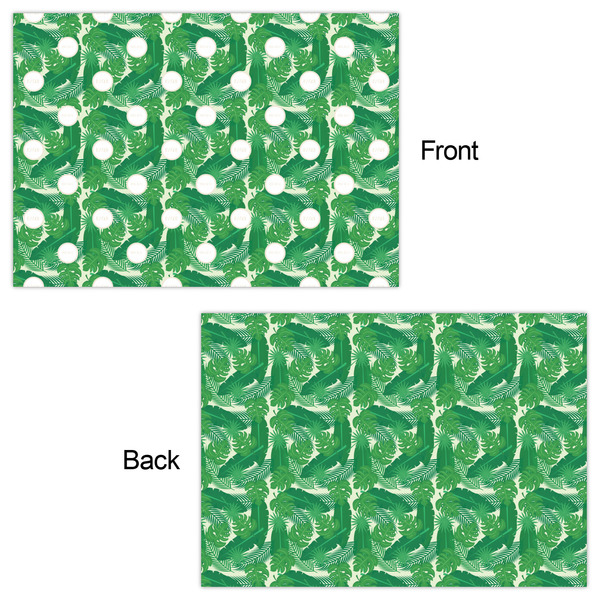 Tropical Leaves #2 Wrapping Paper Sheet - Double Sided - Front & Back