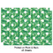 Tropical Leaves #2 Wrapping Paper Sheet - Double Sided - Front