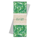 Tropical Leaves #2 Yoga Mat Towel w/ Name or Text