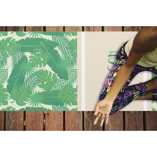 Tropical Leaves #2 Yoga Mats - LIFESTYLE