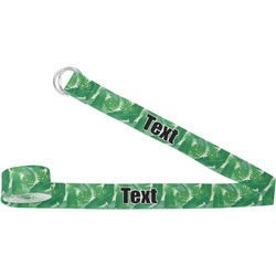 Tropical Leaves #2 Yoga Strap (Personalized)