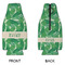 Tropical Leaves #2 Zipper Bottle Cooler - APPROVAL