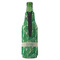 Tropical Leaves #2 Zipper Bottle Cooler - BACK (bottle)