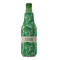 Tropical Leaves #2 Zipper Bottle Cooler - FRONT (bottle)