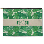 Tropical Leaves #2 Zipper Pouch (Personalized)