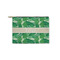 Tropical Leaves #2 Zipper Pouch - Small - 8.5"x6" w/ Name or Text