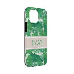 Tropical Leaves #2 iPhone Case - Rubber Lined - iPhone 13 Mini (Personalized)