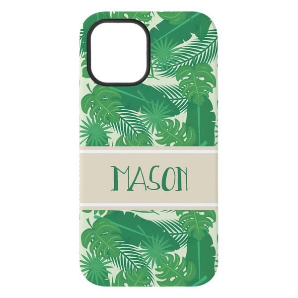 Tropical Leaves #2 iPhone 15 Plus Tough Case - Back