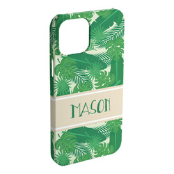 Tropical Leaves #2 iPhone Case - Plastic (Personalized)
