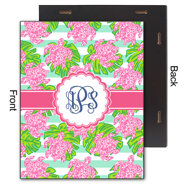 Preppy 11x14 Wood Print - Front & Back View