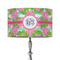 Preppy 12" Drum Lampshade - ON STAND (Fabric)