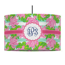 Preppy 12" Drum Pendant Lamp - Fabric (Personalized)