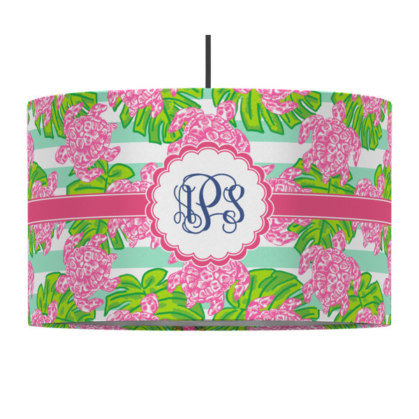 Preppy 12" Drum Lampshade - PENDANT (Fabric)