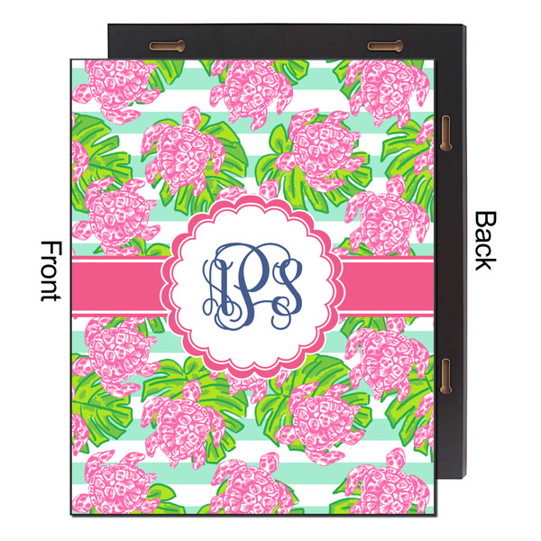 Preppy 16x20 Wood Print - Front & Back View