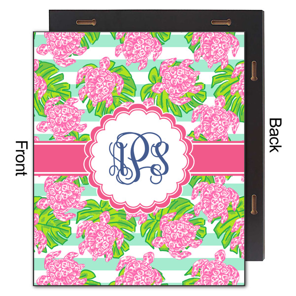 Preppy 20x24 Wood Print - Front & Back View