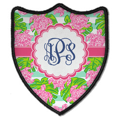 Preppy Iron On Shield Patch B w/ Monogram