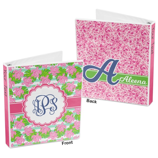 Preppy 3-Ring Binder Front and Back