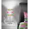 Preppy 7 inch drum lamp shade - in room