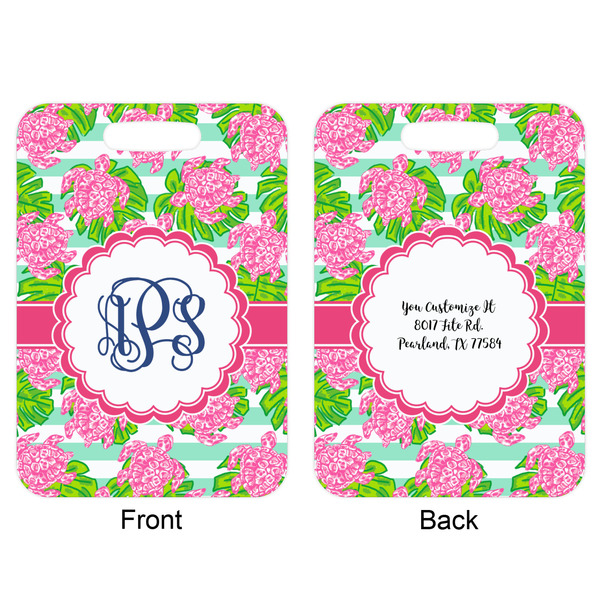 Preppy Aluminum Luggage Tag (Front + Back)