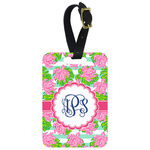 Preppy Metal Luggage Tag w/ Monogram