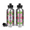 Preppy Aluminum Water Bottle - Front and Back