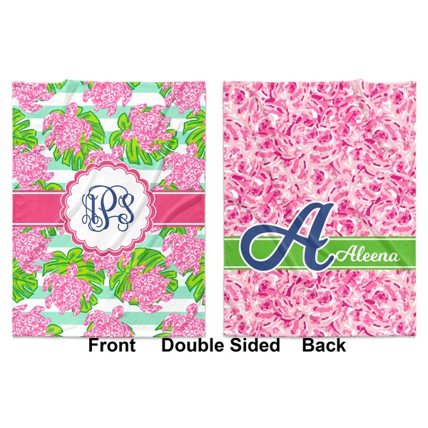 Preppy Baby Blanket (Double Sided - Printed Front and Back)