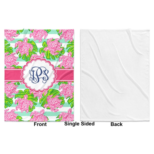 Preppy Baby Blanket (Single Sided - Printed Front, White Back)