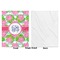 Preppy Baby Blanket (Single Sided - Printed Front, White Back)