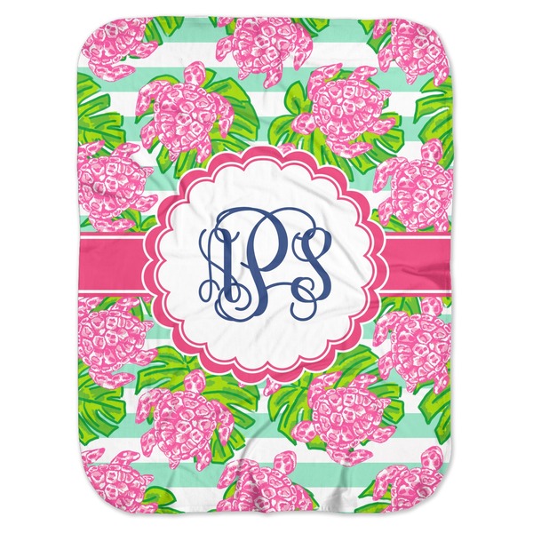 Custom Preppy Baby Swaddling Blanket (Personalized)