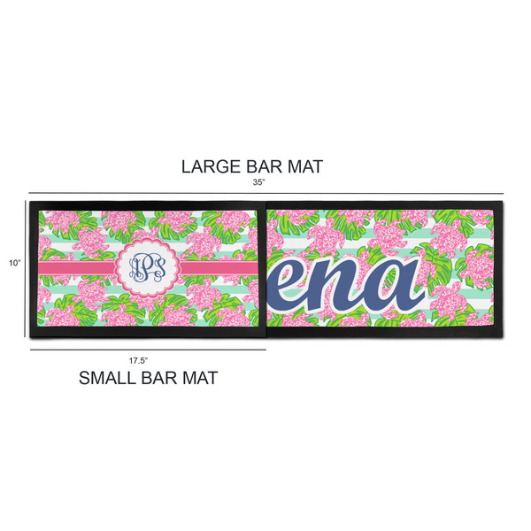 Preppy Bar Mats - Sizing Chart