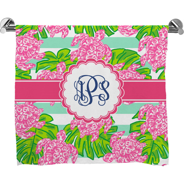 Custom Preppy Bath Towel (Personalized)