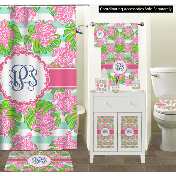 Preppy Bathroom Scene