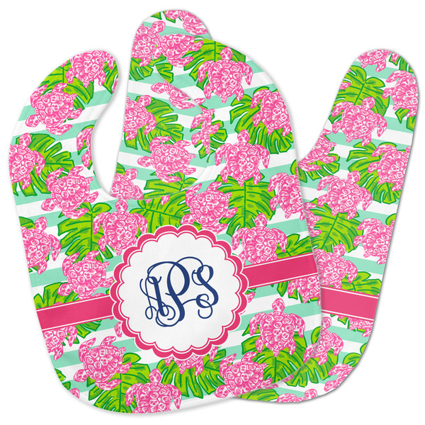 Custom Preppy Baby Bib w/ Monogram