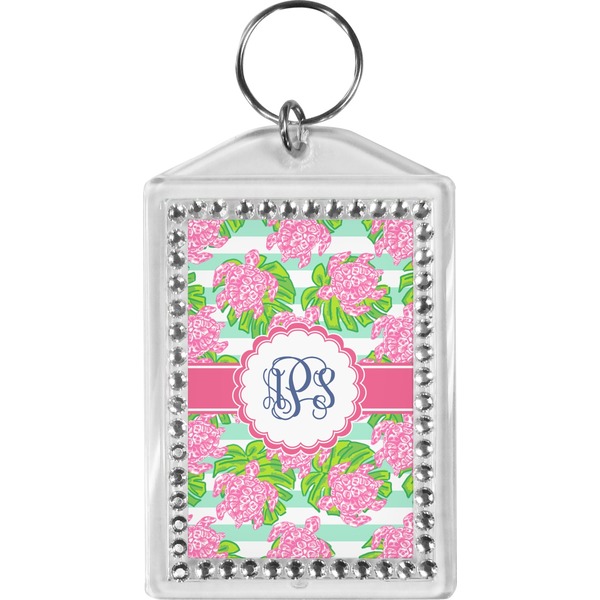 Custom Preppy Bling Keychain (Personalized)