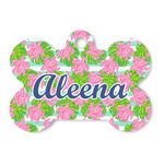 Preppy Bone Shaped Dog ID Tag (Personalized)