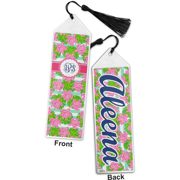 Preppy Bookmark with tassel - Front and Back