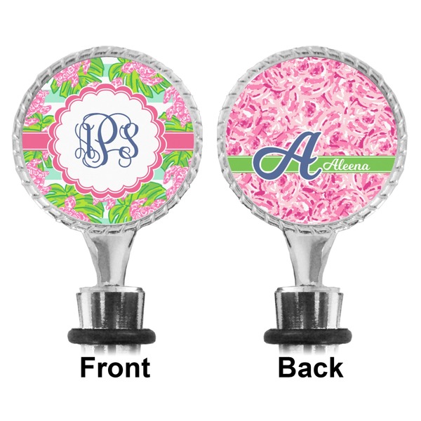 Preppy Bottle Stopper - Front and Back