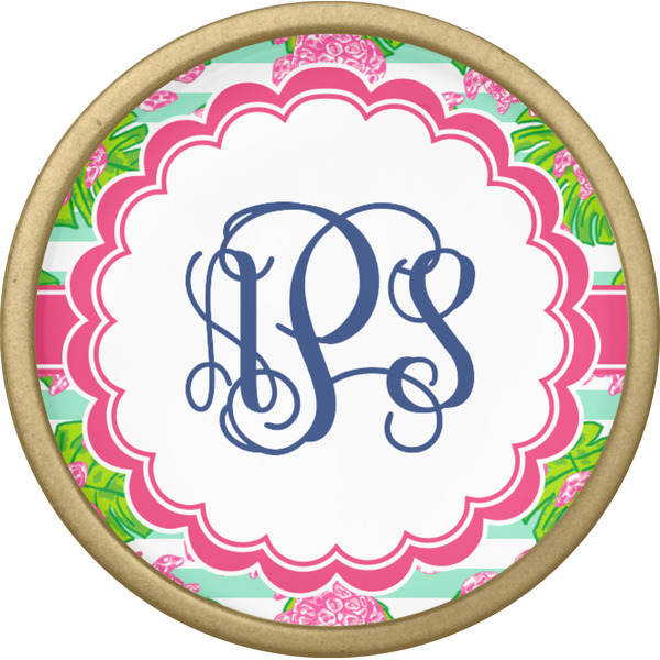 Preppy Cabinet Knob - Gold - Front