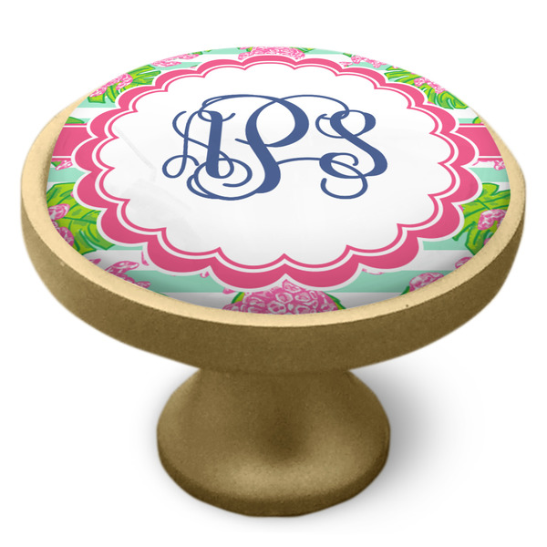 Preppy Cabinet Knob - Gold - Side