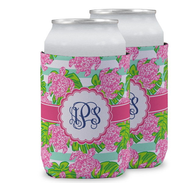 Custom Preppy Can Cooler (12 oz) w/ Monogram