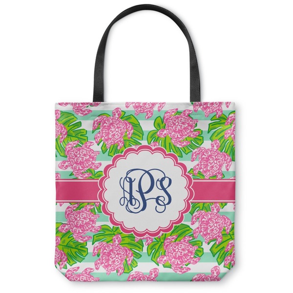 Custom Preppy Canvas Tote Bag - Large - 18"x18" (Personalized)